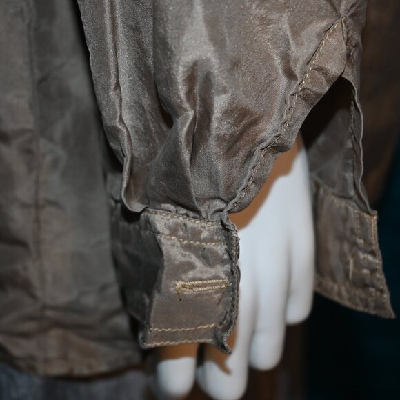 Silk Button Down Blouse - Picture 6 of 10